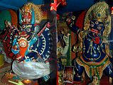 25 Trugo Gompa Statues Of Yamantaka And Vajrapani Trugo Gompa has statues of Yamantaka in yab yum with his consort and Vajrapani. Yamantaka (Tib. Dorje Jigje), the ferocious emanation of Manjushri (Bodhisattva of wisdom), comes from Yama 